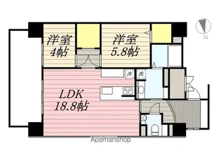 ウェルブライト博多ステーション【14階】の間取り