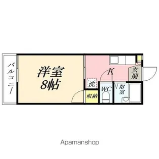 アサヒハイツ【2階】の間取り