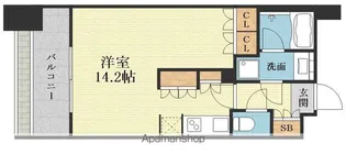 アパートメンツ江坂【3階】の間取り