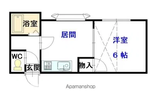 パリオ5・8【104号室】の間取り