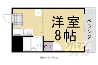 PRESTIGEつかはら【406号室】の間取り