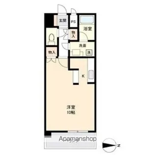 パセール青柳【205号室】の間取り