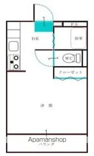 メゾン美濃田E棟【201号室】の間取り