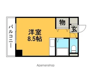 二条GCビル【502号室】の間取り