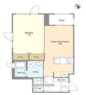 NANPEIDAI HILLTOP HOUSE【3階】の間取り