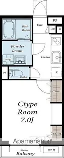 リブリ・井土ヶ谷【3階】の間取り