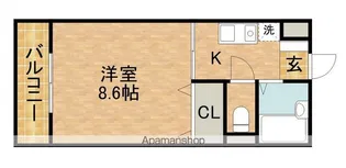 CUSTOM中島【2階】の間取り