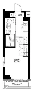 AXAS西馬込アジールコート【206号室】の間取り