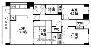 セントレアカマⅤ【902号室】の間取り