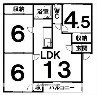 田中マンション【2階】の間取り