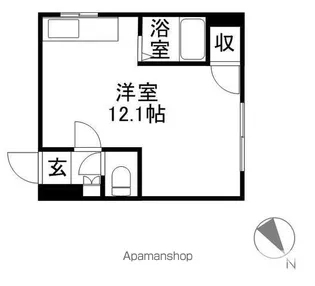 プロビデンス平岸【4階】の間取り