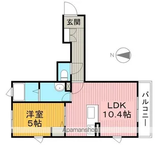 ルミネンスAK【1階】の間取り