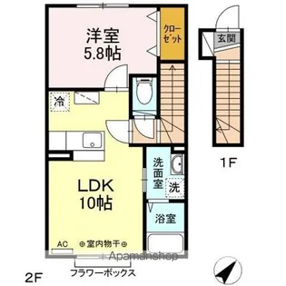ビビット S.I【2階】の間取り