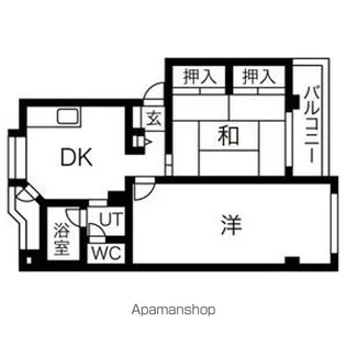 OMレジデンス岐阜北一色【2階】の間取り