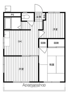 コーポ川間【2階】の間取り