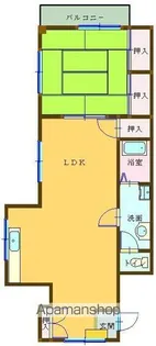 渡部ビル【405号室】の間取り