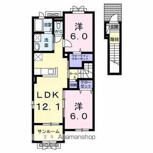 グラン レジデンス A【2階】の間取り