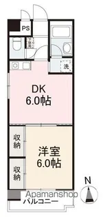 ダイアパレス桜町306号【306号室】の間取り