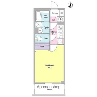 ベルク経堂壱番館【3階】の間取り