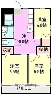 須田マンション【2階】の間取り