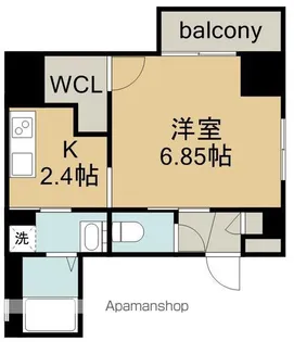 CasaAvenueIkeshita【9階】の間取り