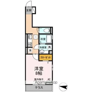 フォートエムズ【1階】の間取り
