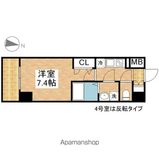 愛知県名古屋市中区新栄1丁目【マンション】の間取り