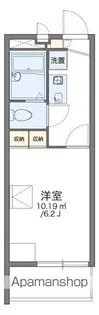 レオパレスWAKAKUSA【3階】の間取り