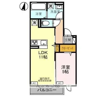 グリシア【2階】の間取り