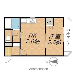 マーベリック帯広南【4階】の間取り