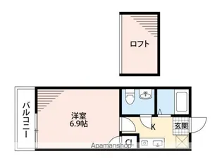 シャロット曙【102号室号室】の間取り