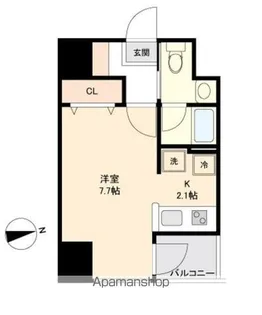 KDXレジデンス仙台駅東【2階】の間取り