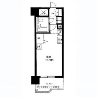 ライオンズステーションプラザ盛岡【209号室】の間取り