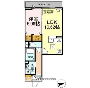 セジュール西台4【1階】の間取り