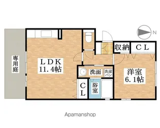 エクセルM【101号室】の間取り