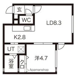 EIGHTER(エイタ—)【1階】の間取り
