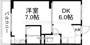 ヴィラナリー石山寺Ⅱ【3階】の間取り
