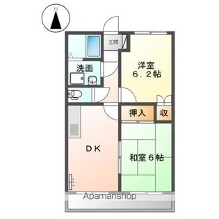 ミルキーウェイ【1階】の間取り