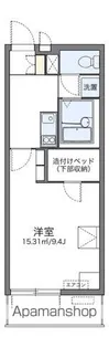 レオパレスMARUTO京田辺【405号室】の間取り