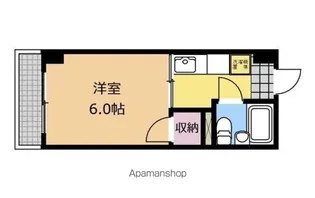 相模原コーポフロンティア【502号室】の間取り