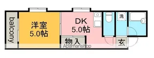 神山パークハイム【3階】の間取り