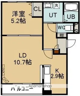 ポポラートⅣ【2階】の間取り