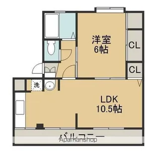 スイーティー葉山【4階】の間取り