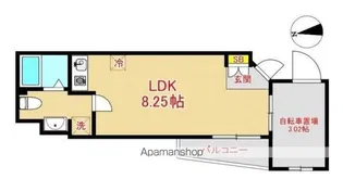 ガレット藤崎南【502号室】の間取り
