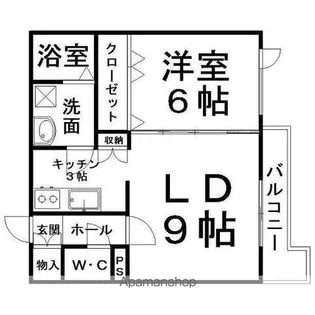 クールラピュタ【1階】の間取り
