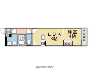 KRM RESIDENCE NAGAOKATENJIN【303号室】の間取り