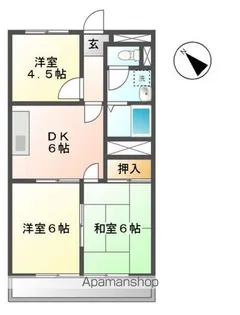 アストラル2【2階】の間取り