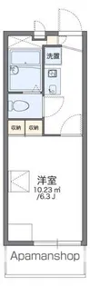 レオパレスM.TREE Ⅱ【202号室】の間取り