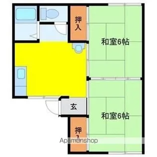 メゾン田中【2階】の間取り