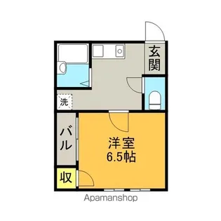 アメジスト大橋弐番館【2階】の間取り
